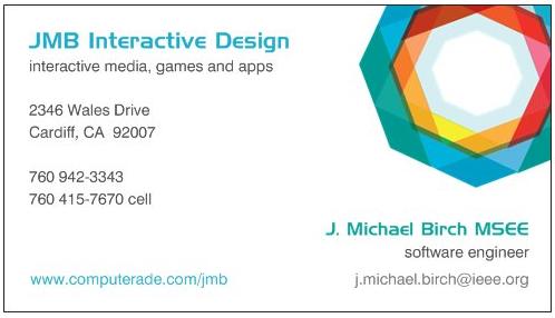 JMB Interactive Design Card